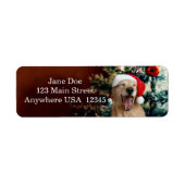 クリスマスホリデーズゴールデンリトリエカスタムバー ラベル (正面)