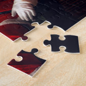 クリスマスホリデーズサンタクロースフェスティバルツリー ジグソーパズル (側面)