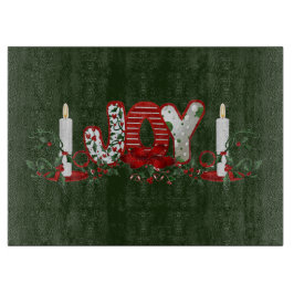 クリスマスホリデーズジョイ カッティングボード