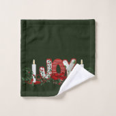 クリスマスホリデーズジョイ バスタオルセット (ウォッシュタオル)