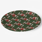 クリスマスホリデーズジョイ ペーパープレート (アングル)