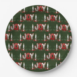 クリスマスホリデーズジョイ ペーパープレート