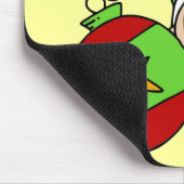 クリスマスホリデーズジンルベル小妖精や小人 マウスパッド (コーナー)