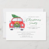 クリスマスホリデーズスクリプトファミリーパーティー 招待状 (正面)