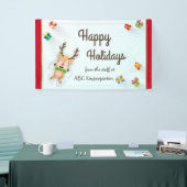 クリスマスホリデーズスノーエンジェルトインデナー 横断幕 (トレードショー)