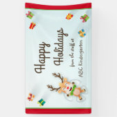 クリスマスホリデーズスノーエンジェルトインデナー 横断幕 (縦)