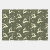 クリスマスホリデーズトナディアウィンターウッドランド ラッピングペーパーシート (正面2)