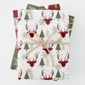 クリスマスホリデーズトナディアウィンターウッドランド ラッピングペーパーシート (インサイチュ)