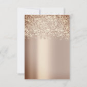 クリスマスホリデーズニューイヤーパーティーバラ金ゴールド 招待状 (裏面)