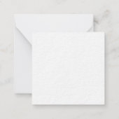 クリスマスホリデーズパーティーボタニカル招待状 ノートカード (裏面)