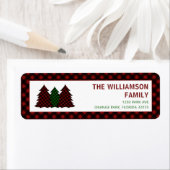 クリスマスホリデーズフェスティバル差出人住所ラベル ラベル (インサイチュ)