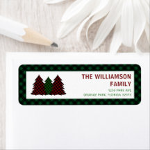 クリスマスホリデーズフェスティバル差出人住所ラベル