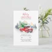 クリスマスホリデーズプレイドの引越し告知 招待状 (スタンド正面)