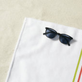 クリスマスホリデーズポスティングスタンプファミリー懇親会 ビーチタオル (インサイチュ)