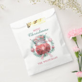 クリスマスホリデーズリースレッドカーマッチング フェイバーバッグ (封をした状態)