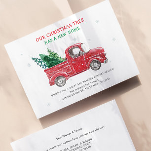クリスマスホリデーズレッドトラックが発表を移動