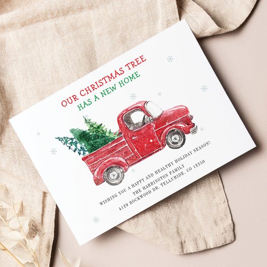 クリスマスホリデーズレッドトラックが発表を移動