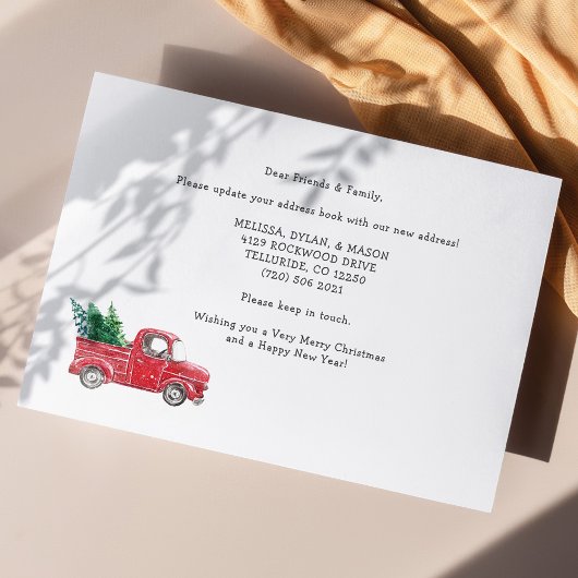 クリスマスホリデーズレッドトラックが発表を移動