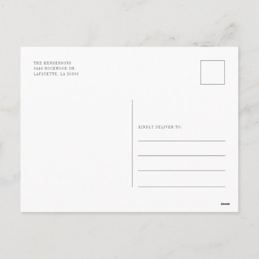 クリスマスホリデーズレッドベリーの写真 シーズンポストカード (裏面)