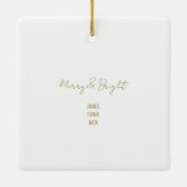 クリスマスホリデーセラミックスオーナメント セラミックオーナメント (裏面)