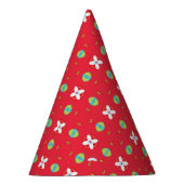 クリスマスホリデーチャームパターン02 - パーティーハット (右)