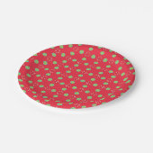 クリスマスホリデーチャームパターン03 - ペーパープレート (アングル)