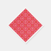 クリスマスホリデーチャームパターン04 - スタンダードカクテルナプキン (角)