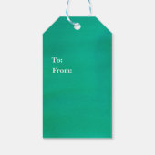 クリスマスホリデーツリーウォーターカラー ギフトタグ (裏面)