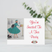 クリスマスホリデーティーパーティの招待状 招待状 (スタンド正面)