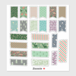 クリスマスホリデーテープ及びリボンクラフトセット シール