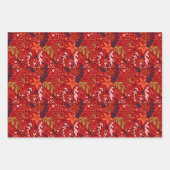 クリスマスホリデーテーマ ラッピングペーパーシート (正面2)