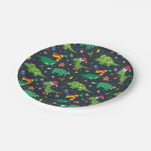 クリスマスホリデーディオナーズ紙プレート ペーパープレート (アングル)