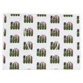 クリスマスホリデーディルピックズ抱き枕 ラージペーパーバッグ (裏面)