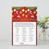 クリスマスホリデーデコールあなたの財布のゲームの中に何がある (スタンド正面)