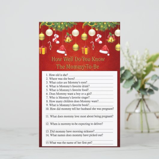 クリスマスホリデーデコールどのように良くゲームを知っている (スタンド正面)