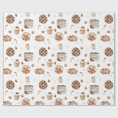 クリスマスホリデーデザート ラッピングペーパー (フラット)