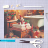 クリスマスホリデートイレットペーパー 薄葉紙 (クラフト)