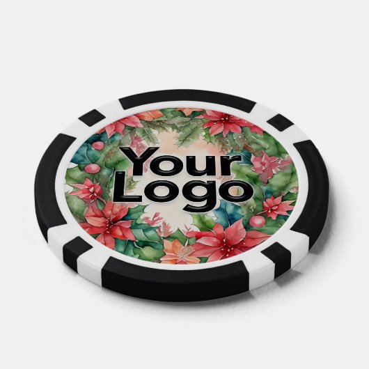 クリスマスホリデートランプのポーカーパーティー企業のビジネス ポーカーチップ (シングル)