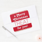 クリスマスホリデートリート スクエアシール (封筒)