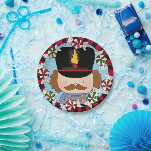 クリスマスホリデーナッツカーカーカーパーティー紙プレート ペーパープレート (パーティー)