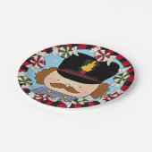 クリスマスホリデーナッツカーカーカーパーティー紙プレート ペーパープレート (アングル)