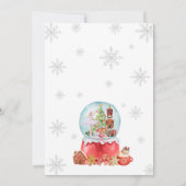 クリスマスホリデーナツクラッカーディナー招待状 招待状 (裏面)