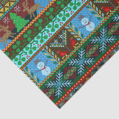 クリスマスホリデーニットのセーターパターントナカイ 薄葉紙 (詳細)