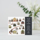 クリスマスホリデーニューハウスハガキ シーズンポストカード (スタンド正面)