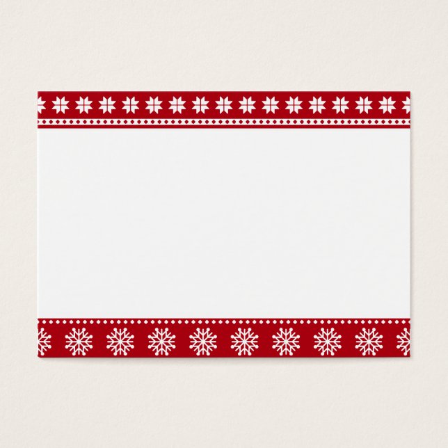 クリスマスホリデーノルディックパターンコージー (正面)