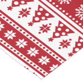 クリスマスホリデーノルディックパターンコージー ショートテーブルランナー (コーナー)