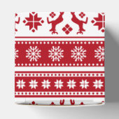 クリスマスホリデーノルディックパターンコージー フェイバーボックス (上部)