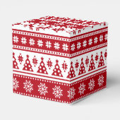 クリスマスホリデーノルディックパターンコージー フェイバーボックス (裏面サイド)