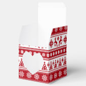 クリスマスホリデーノルディックパターンコージー フェイバーボックス (オープン)