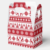 クリスマスホリデーノルディックパターンコージー フェイバーボックス (オープン)